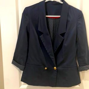 Navy blue blazer